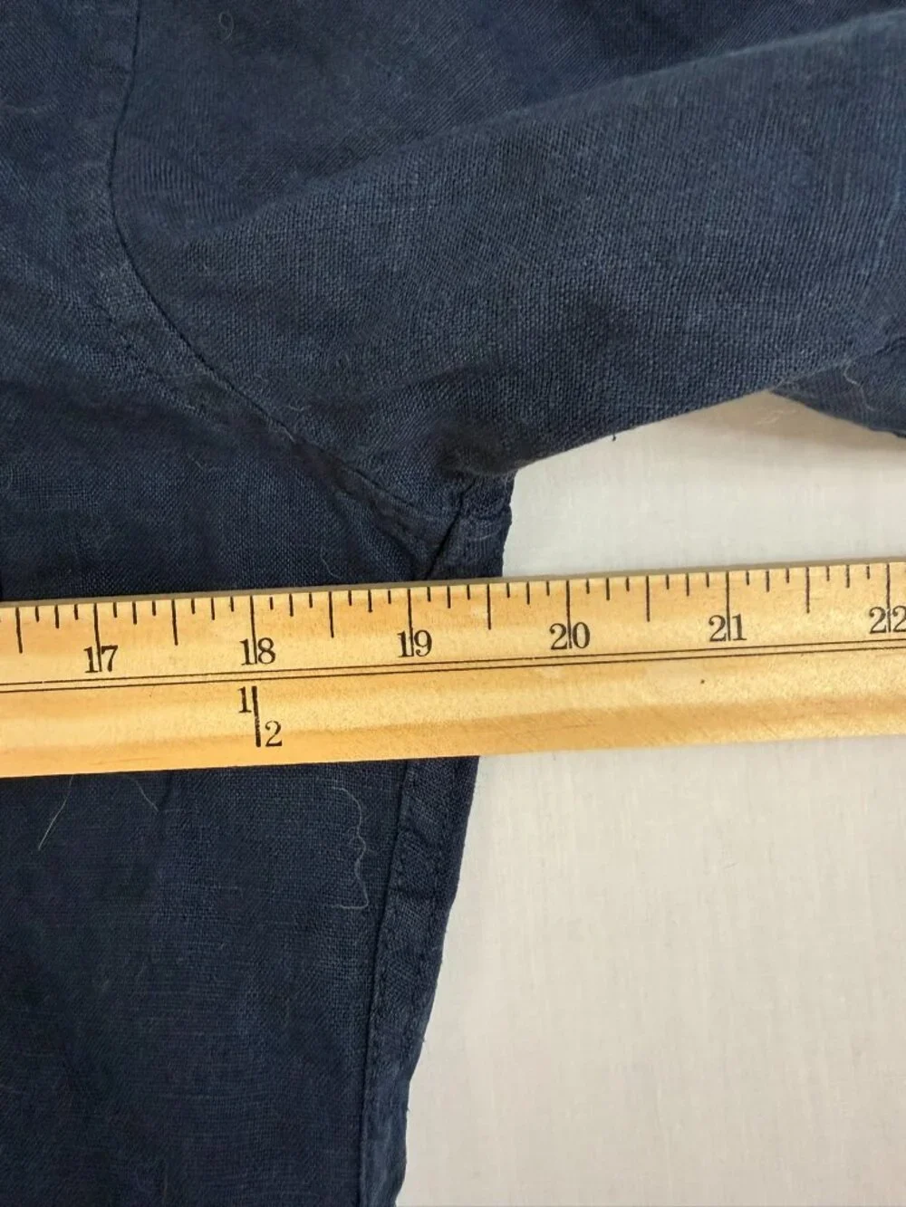 J.Crew Baird McNutt Irish Linen Slim Untucked Shirt Blue Size S